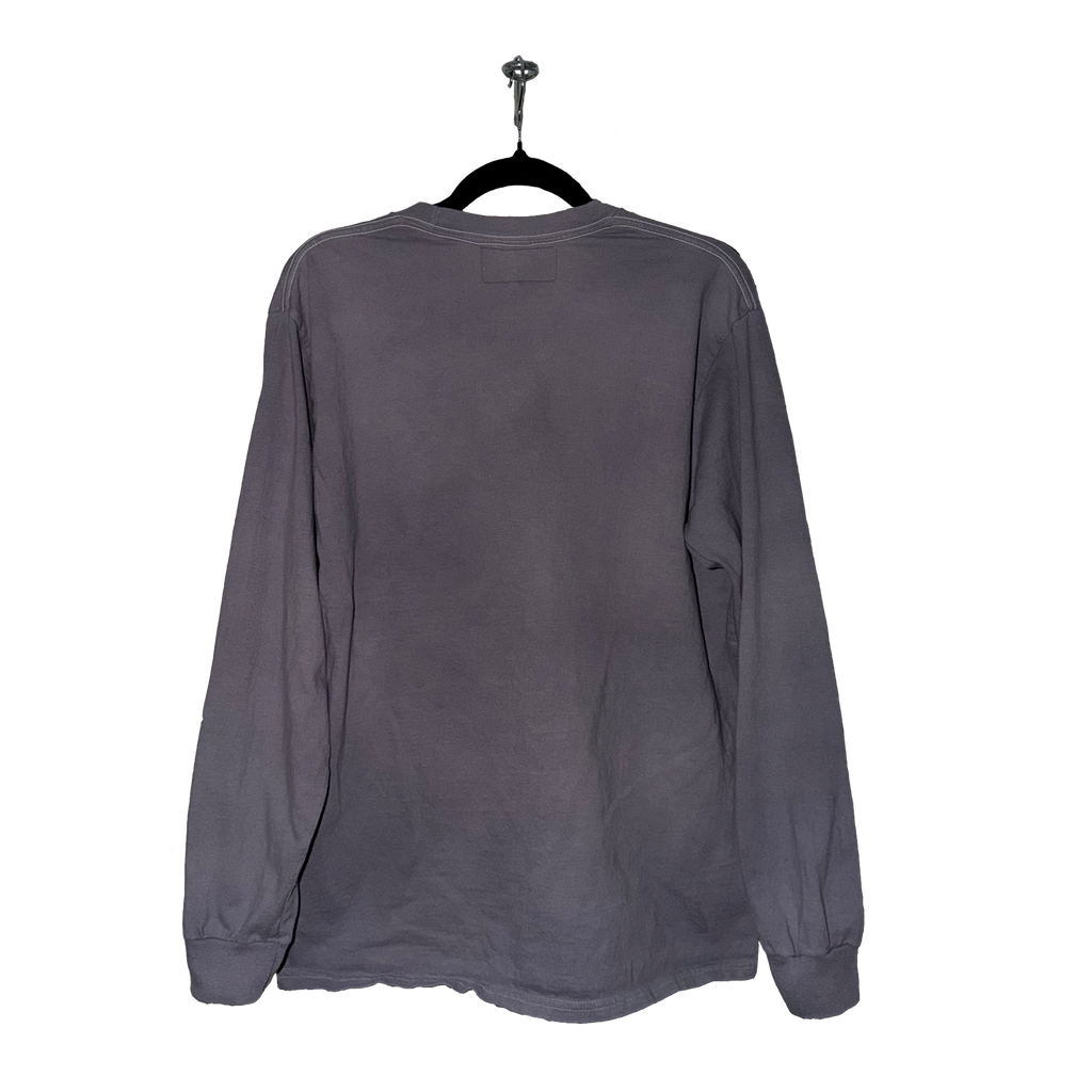 Wrinkle Dye Long Sleeve Shirt (Grey)