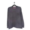 Wrinkle Dye Long Sleeve Shirt (Grey)