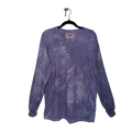 Wrinkle Dye Long Sleeve Shirt (Purple)