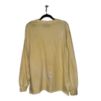 Wrinkle Dye Long Sleeve Shirt (Yellow)