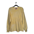 Wrinkle Dye Long Sleeve Shirt (Yellow)