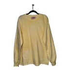 Wrinkle Dye Long Sleeve Shirt (Yellow)