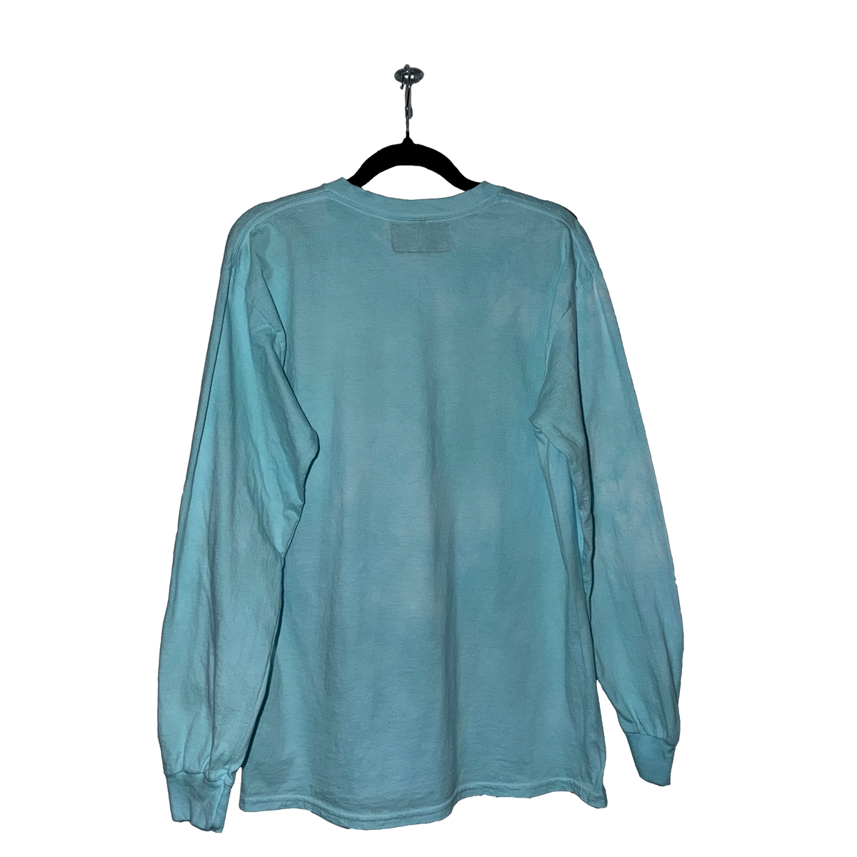 Wrinkle Dye Long Sleeve Shirt (Blue)