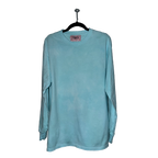 Wrinkle Dye Long Sleeve Shirt (Blue)