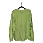 Wrinkle Dye Long Sleeve Shirt (Green)