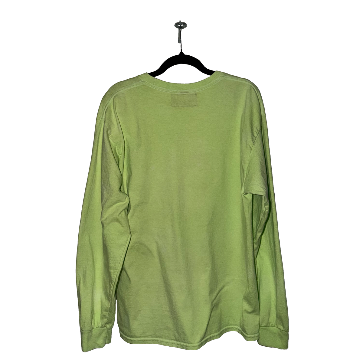 Wrinkle Dye Long Sleeve Shirt (Green)