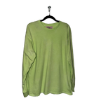 Wrinkle Dye Long Sleeve Shirt (Green)